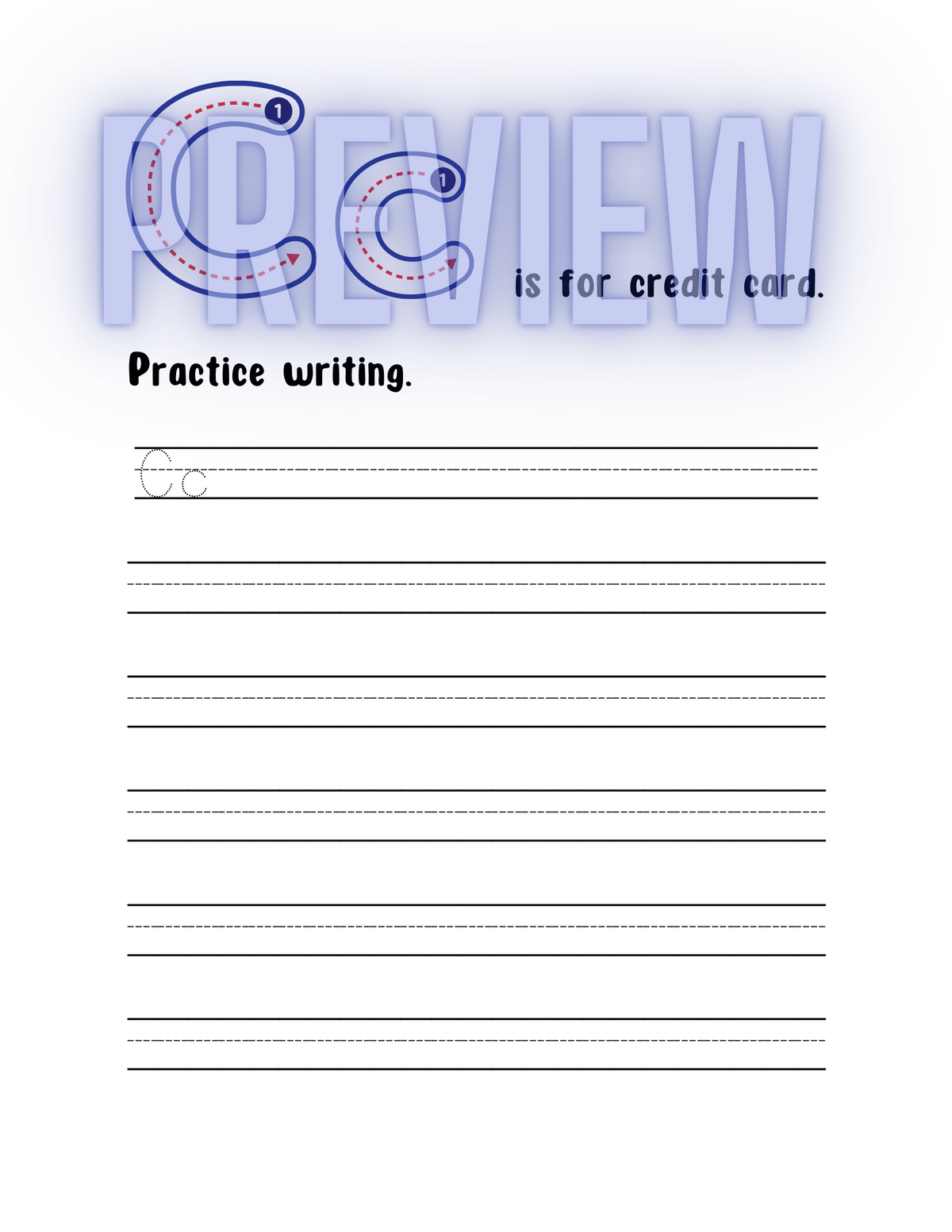 Printable Credit ABCs: Learning with Letters | Kids’ Financial Literacy